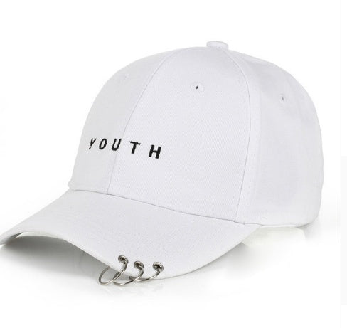 Unisexe Lettre Imprimé Solide Caps Hommes Femmes Anneau Hip Hop Casquette de baseball Coton Snapback Chapeau