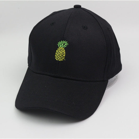 Fashion Unisex Pineapple Print Baseball Cap Snapback Adjustable Hip Hop Flat Hat