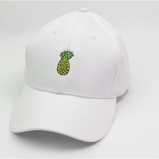Fashion Unisex Pineapple Print Baseball Cap Snapback Adjustable Hip Hop Flat Hat