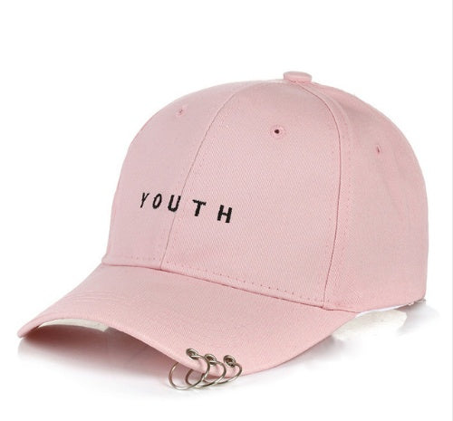 Unisexe Lettre Imprimé Solide Caps Hommes Femmes Anneau Hip Hop Casquette de baseball Coton Snapback Chapeau