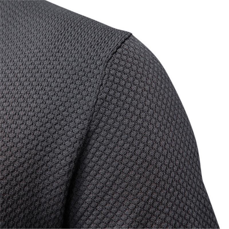 Pineapple Pattern Woolen Polo Shirt Men's Short Sleeve