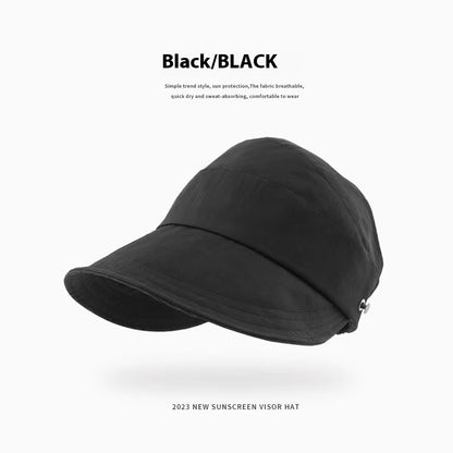 Sun Hat Hanging Mask Quick-drying Thin Type Sunscreen Peaked Cap