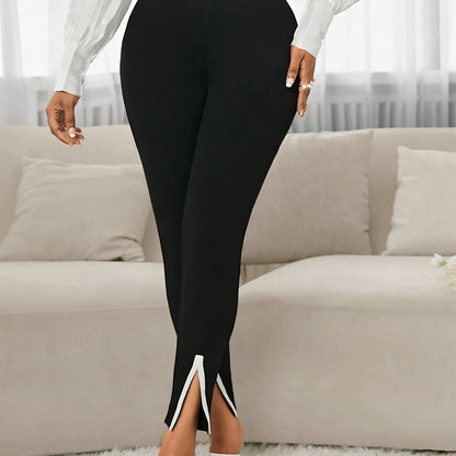 European And American Elegant Commuting Slim-fit Pants