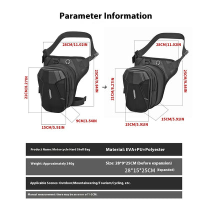 Motorcycle Leg Bag For Male Rider
