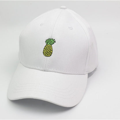 Fashion Unisex Pineapple Print Baseball Cap Snapback Adjustable Hip Hop Flat Hat