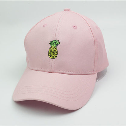 Fashion Unisex Pineapple Print Baseball Cap Snapback Adjustable Hip Hop Flat Hat
