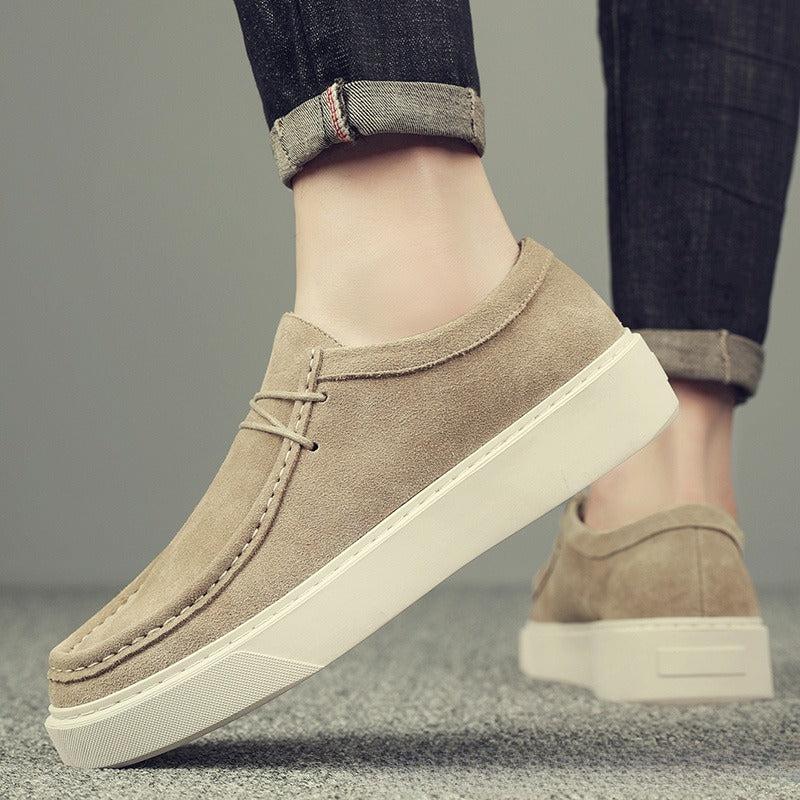 British Style Fashion Men's Breathable Shoes Casual Work Shoes