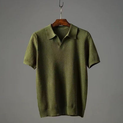 Solid Color Men's Pineapple Seagull Casual Short Sleeve