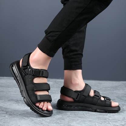 Men's Non-Slip Outdoor Beach Sandals With Air Cushion Bottom